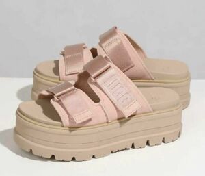 UGG アグ CLEM クレム 厚底 サンダル ピンクベージュ 24cm