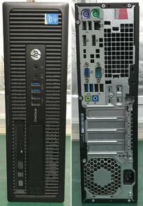 HP EliteDesk 800 G1 SFF / 第4世代 Core i7 4790 / メモリ 32GB / SSD 256GB (正常100%) / Win 11 Pro