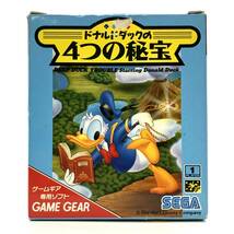 ゲームソフト『SEGA GAME GEAR ドナルドダックの4つの秘宝』ゲームギア セガ 動作未確認 現状品 D-4422_画像1