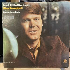 【US盤Org.】Glen Campbell Try A Little Kindness (1970) Capitol Records SW-389