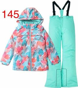 Skiwear Kids Snowboard носите снегоустройства и нижний сет Junior Girl 145 размер