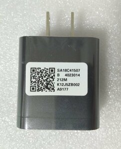 【未使用品】USB ACアダプター（NEC製、Input: 100-240V 0.3A、OUTPUT:5V 2A、充電用）