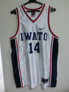 #14 Баскетбольный клуб старшей школы Ивато Главная Nike NIKE Форма M Размер