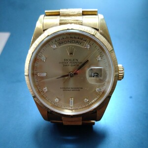 ロレックスデイデイト。 腕時計。 自動巻きK18無垢。
