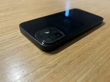 中古 iPhone 12 mini SIMフリー ブラック 128GB バッテリー90% 純正ケース 箱 ケーブル付き_画像7