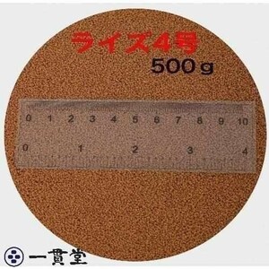 ライズ4号 500g (粒径0.58～0.84mm) 日清丸紅飼料 小分け品 メダカ めだか エサ 餌 送料無料