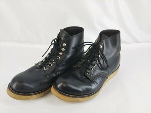 RED WING Red Wing 8165 98 year made dog tag Irish setter 8 1/2 D Work boots boots black 