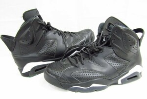 AIR JORDAN 6 RETRO "BLACK CAT" 384664-020 （ブラック/ブラック/ホワイト）