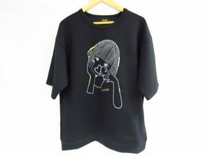 1円スタート ReZARD リザード フロントデザイン Tシャツ 厚手 プリント ブラック ルード ストリート 1スタ 中古品 ◆4534