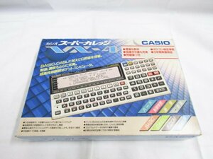 CASIO スーパーカレッジ VX-4 ポケコン ジャンク品 ■4651
