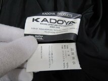 1円スタート KADOYA カドヤ K'S LEATHER K'S PRODUCT レザージャケット 革ジャン ライダースジャケット ブラック 1スタ 中古品 ◆4648_画像7