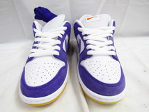 NIKE SB DUNK LOW PRO ISO Court Purple DV5464-500 ナイキ ダンク ロー コートパープル 替え紐 タグ 付き 26.5cm BOXなし 中古品 ◆130137_画像4