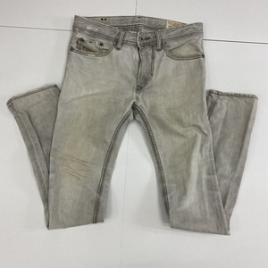 ko0312/02/71 1円～ DIESEL x adidas ディーゼル アディダス デニム パンツ ジーンズ スリム W27 L32 イタリア製 WASH 008HD