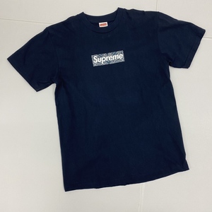 ko0316/05/68 1円～ Supreme シュプリーム Bandana Box Logo Tee バンダナ ボックス ロゴ Tシャツ ネイビー Navy Sサイズ