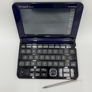 ko0327/03/55 1円～ 稼働品 CASIO カシオ 電子辞書 エクスワード EX-Word DATAPLUS9 XD-JTK10000 16言語 タッチペン付き