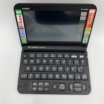 ko0327/05/55 1円～ 稼働品 CASIO カシオ 電子辞書 EX-word DATAPLUS10 エクスワード データプラス10 XD-G4900BK BLACK ブラック 黒_画像3