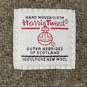 ko0328/19/83 1円～ 未使用 HARRIS TWEED ハリスツイード 手袋 グローブ 防寒 ウール 毛 合成皮革 タッチパネル対応 の画像7