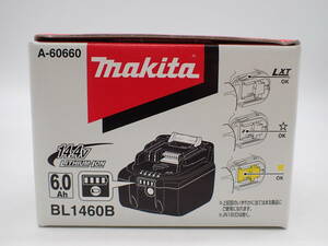 ha0316/02/54　未使用　makita　マキタ　リチウムイオンバッテリ　BL1460B　A-60660 14.4V　6.0Ah