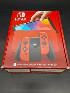 ta0323/06/25 中古美品 動作確認済 ニンテンドースイッチハード Nintendo Switch本体 有機ELモデル マリオレッド 任天堂