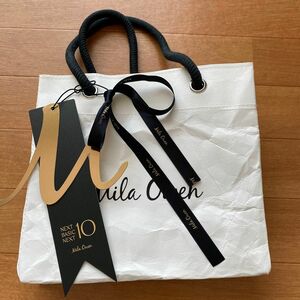 未使用　ミラオーウェン　Mila Owen 10周年　WASHABLE PAPER BAG エコバッグ　ノベルティ