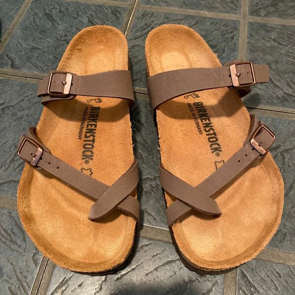 BIRKENSTOCK ビルケンシュトック サンダル　ブラウン　38 24.5 ビルケン