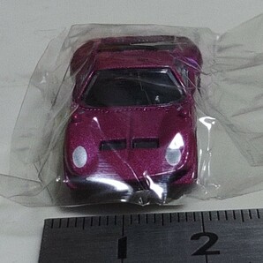 送料120円〜 京商 1:100 ランボルギーニミニカー イオタ パープル 1/100  サークルＫサンクス 261459463の画像2