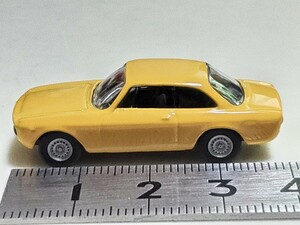 送料120円〜 京商 1:100 アルファロメオ ジュリア GTA 1300 ジュニア イエロー　1/100 　サークルＫサンクス341152248