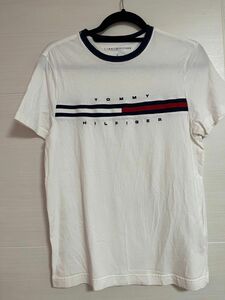 トミーヒルフィガー Tシャツ ネイビー 半袖 TOMMY HILFIGER 男女兼用 S