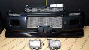 . home till delivery!H16 Every Wagon DA62 series sport original front bumper foglamp attaching . black ZJ3 black Suzuki DA52 Mazda Scrum 