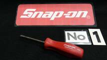 ＜21026＞　Snap-on 　スナップオン　 プラスドライバー＜No1＞ 　SDDP311RA　USA_画像1