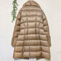 MONCLER LAVEDAN ダウンコート M グレージュ ボリューム襟 肉厚_画像6