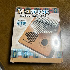 新品未開封★レトロカリンバ★ウッド