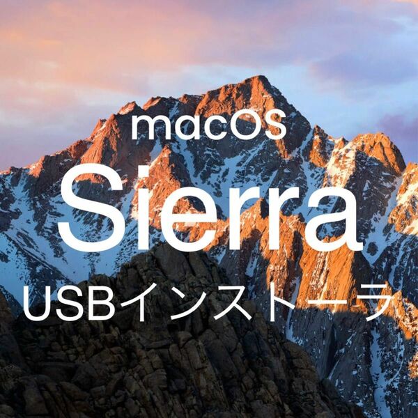 mac OS Sierra 10.12.6 インストールUSBメモリ 起動ディスク インストーラー