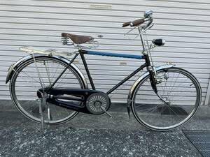 [Неиспользованные длинные предметы хранения] Shinya Kogyo Swallow Bicycle FD Light Deluxe 1960-50 -х годов Ретро велосипед