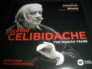 チェリビダッケ シューマン 交響曲 2番 ブラームス ハイドン 主題 変奏曲 ミュンヘン・フィルハーモニー管弦楽団 ステレオ 未使用美品 紙