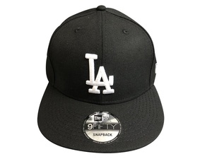 cap-207 NEW ERA MLB Los Angeles Dodgers 9FIFTY SNAPBACK ニューエラ キャップ ベースボールキャップ ブラック