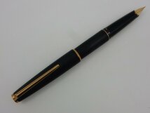 美品 MONTBLANC モンブラン 220 万年筆 14Kペン先 木目 1_画像3