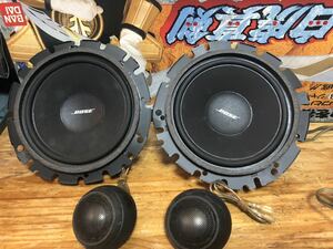 BOSE 1060Ⅱ 2way スピーカー ツイーター ケーブルセット ストロンチウム マグネット ボーズ 2ウェイスピーカー ツィーター 車用スピーカー