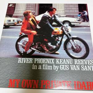 1 Йен использовал LD My Private Aidaho My Private Adaho Keanu Lves Rivers Rivers River Phoenix Foil Laser Disc 9