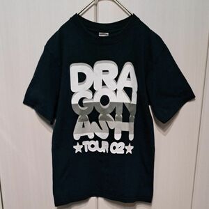 DRAGON ASH TOUR 02 Tシャツ サイズS ドラゴンアッシュ 濃紺