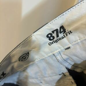 ワークパンツ ペインター チノパン ディッキーズ 874 dickies 42インチ グレー系 ビックサイズ エンジニア メカニック アメリカ古着の画像4