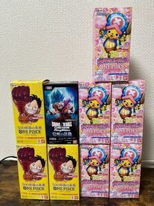 【新品未開封テープ付き】ワンピースカード ドラゴンボールカード　ボックスセット売り