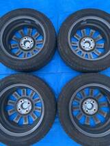 185/60R15　DUNLOP/ENASAVE　2022年製　ENKEI　15インチ5.5J+50 100 4H　ラジアルタイヤ　ダンロップ 　エナセーブ _画像6