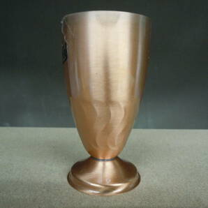 ◆銅製 カップ タンブラーセット GLINTCOPPER 直径約6ｃｍ×高さ11.5ｃｍ※現状品■８０の画像7