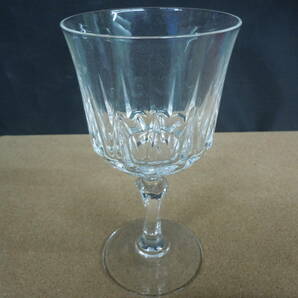 ◆ワイングラス ペア CRISTAL PAIR WINE GLASS 直径7.3ｃｍ×高さ14.3ｃｍ※現状品■６０の画像5