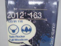 ★170）フリーライド・サロモン 「Twenty Twelve 2012」163cm/TYROLIA PEAK11[開放値3-11]※左右トップシート剥がれあり■170_画像10