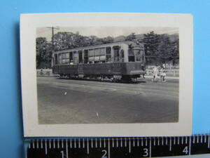(J52)354 写真 古写真 電車 鉄道 鉄道写真 阪神 阪神電鉄 91 昭和27年8月14日 芦屋