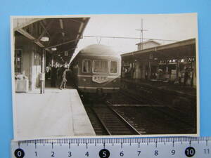 (J52)439 写真 古写真 電車 鉄道 鉄道写真 上り あさかぜ 昭和34年3月11日 小田原 はがれた跡が薄くなっています