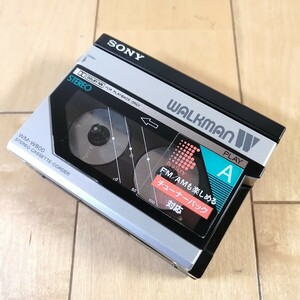 希少!!　極美品!!　SONY　ソニー　WALKMAN　ダブルカセットウォークマン　ステレオカセットレコーダー　WM-W800