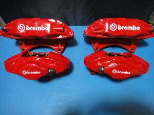 スバル　インプレッサ　WRX　STi　GDB　brembo ブレンボ　F　４POT　R２POT　ブレーキキャリパー